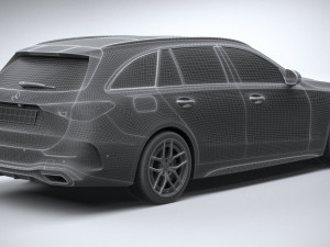 Mercedes-Benz C-Class Estate 2022 Modèle 3D
