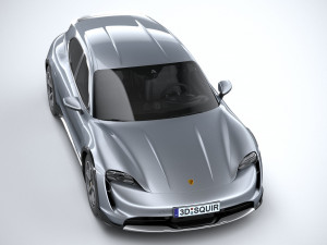 Porsche Taycan 4S Cross Turismo 2021 3D Model