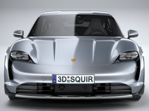 Porsche Taycan 4S Cross Turismo 2021 3D Model