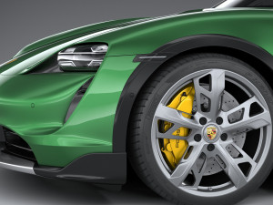 Porsche Taycan Turbo S Cross Turismo 2021 Modelo 3D