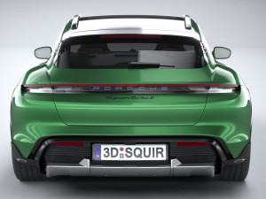 Porsche Taycan Turbo S Cross Turismo 2021 Modelo 3D