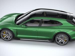 Porsche Taycan Turbo S Cross Turismo 2021 Modelo 3D