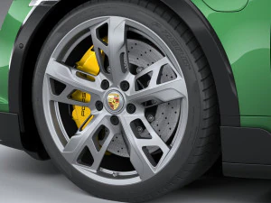 Porsche Taycan Turbo S Cross Turismo 2021 3D Model