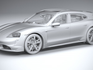 Porsche Taycan Turbo S Cross Turismo 2021 Modelo 3D