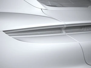 Porsche Taycan Turbo S Cross Turismo 2021 3D Model