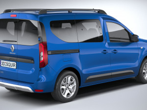 Renault Express 2021 Model 3D