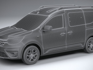 Renault Express 2021 Model 3D