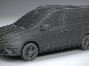 Renault Express 2021 Model 3D