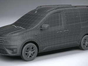 Renault Express 2021 3D Model