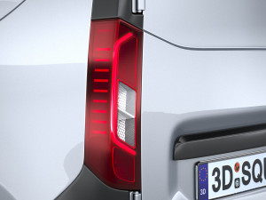 Renault Express Van 2021 3D Model