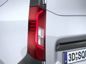 Renault Express Van 2021 3D Model