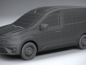 Renault Express Van 2021 3D Model