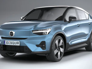 Volvo C40 Recharge 2022 3D Model