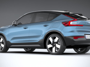 Volvo C40 Recharge 2022 3Dモデル