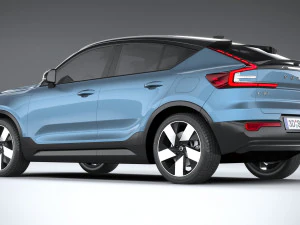 Volvo C40 Recharge 2022 3D Model