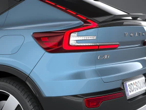 Volvo C40 Recharge 2022 3D Model