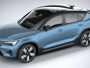 Volvo C40 Recharge 2022 3D Model