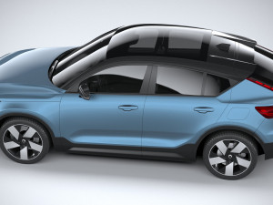 Volvo C40 Recharge 2022 3Dモデル