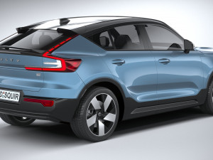Volvo C40 Recharge 2022 3Dモデル