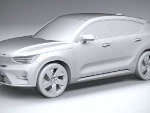 Volvo C40 Recharge 2022 3Dモデル