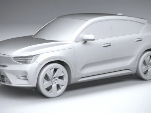 Volvo C40 Recharge 2022 3D Model