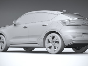 Volvo C40 Recharge 2022 3Dモデル