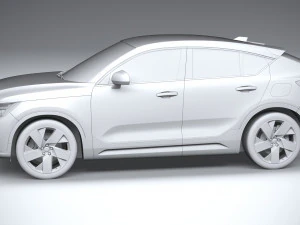 Volvo C40 Recharge 2022 3D Model