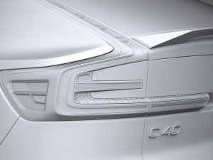 Volvo C40 Recharge 2022 3Dモデル