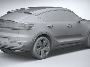 Volvo C40 Recharge 2022 3Dモデル
