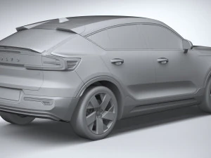 Volvo C40 Recharge 2022 3D Model