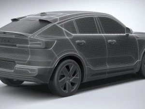 Volvo C40 Recharge 2022 3D Model