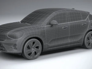 Volvo C40 Recharge 2022 3D Model