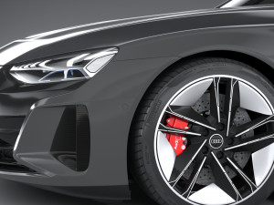 Audi RS E-tron GT 2022 3D Model