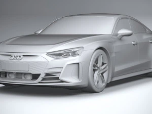 Audi RS E-tron GT 2022 3D Model