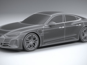 Audi RS E-tron GT 2022 3D Model