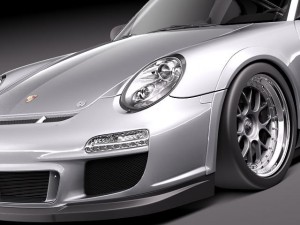 Porsche 911 GT3 Cup Racing 2011 3D Модель