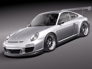 Porsche 911 GT3 Cup Racing 2011 3D Model