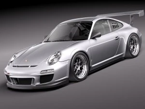 Porsche 911 GT3 Kupa Yarışı 2011 3D Model