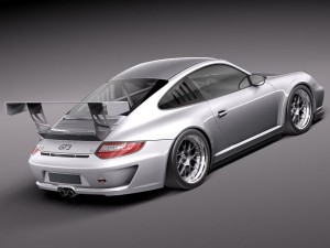 Porsche 911 GT3 Cup Racing 2011 3D Модель