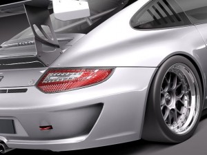 Porsche 911 GT3 Cup Racing 2011 3D Модель