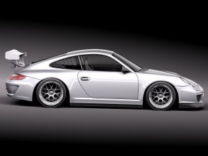Porsche 911 GT3 Cup Racing 2011 3D Модель