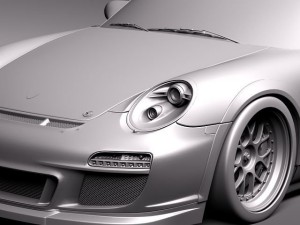 Porsche 911 GT3 Cup Racing 2011 3D Модель