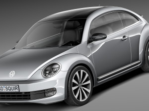 Volkswagen Beetle 2012 3D Модель