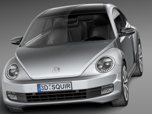 Volkswagen Beetle 2012 3D Model