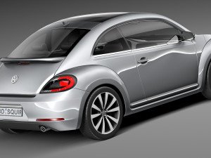 Volkswagen Beetle 2012 3D Model
