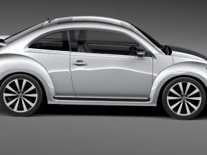 Volkswagen Beetle 2012 3D Model