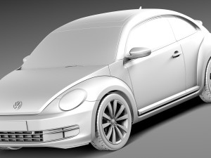 Volkswagen Beetle 2012 3D Model