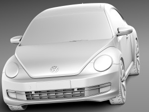 Volkswagen Beetle 2012 3D Model
