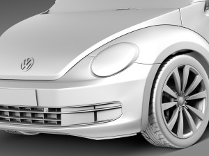 Volkswagen Beetle 2012 3D Model