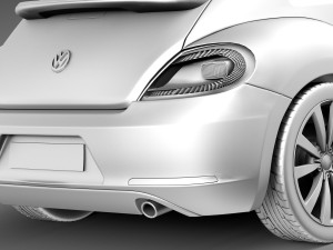 Volkswagen Beetle 2012 3D Model